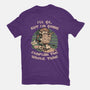 Medieval Character Hates Adventure-Womens-Fitted-Tee-Studio Mootant