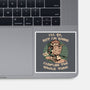 Medieval Character Hates Adventure-None-Glossy-Sticker-Studio Mootant