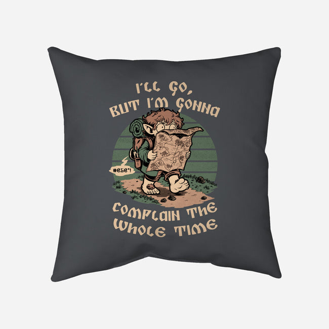 Medieval Character Hates Adventure-None-Removable Cover w Insert-Throw Pillow-Studio Mootant