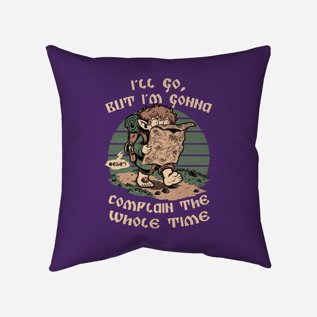 Medieval Character Hates Adventure-None-Removable Cover w Insert-Throw Pillow-Studio Mootant