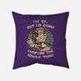 Medieval Character Hates Adventure-None-Removable Cover w Insert-Throw Pillow-Studio Mootant