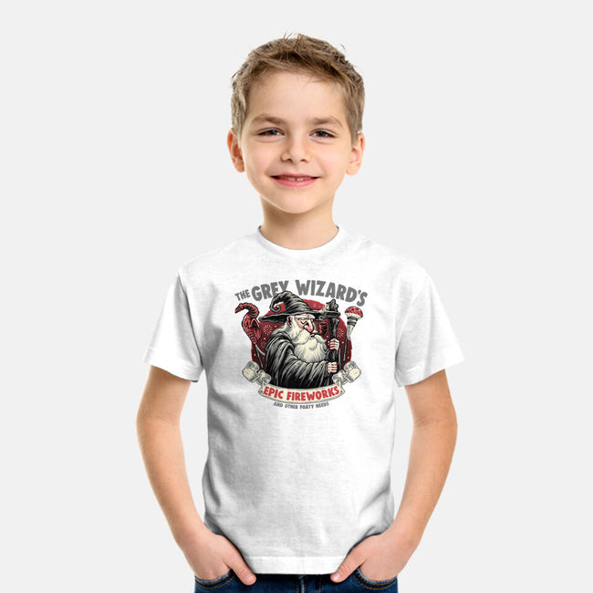 Grey Wizard Fireworks-Youth-Basic-Tee-momma_gorilla