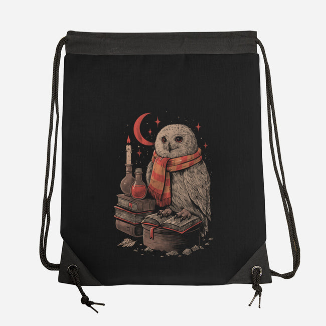 Mystic Owl-None-Drawstring-Bag-eduely