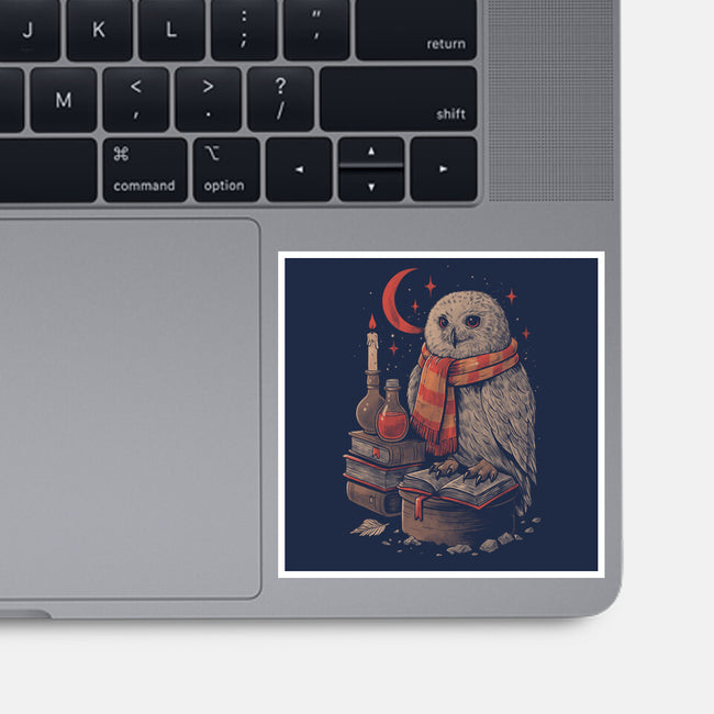 Mystic Owl-None-Glossy-Sticker-eduely