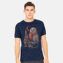 Mystic Owl-Mens-Heavyweight-Tee-eduely