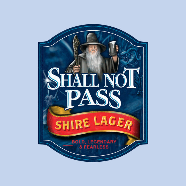 Shall Not Pass Lager-Mens-Heavyweight-Tee-NMdesign