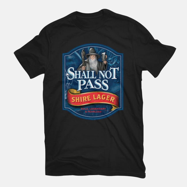 Shall Not Pass Lager-Mens-Heavyweight-Tee-NMdesign