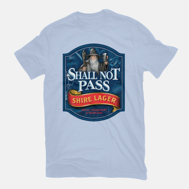 Shall Not Pass Lager-Mens-Heavyweight-Tee-NMdesign