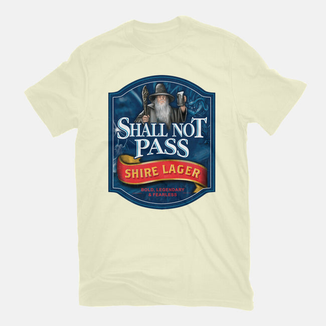 Shall Not Pass Lager-Mens-Basic-Tee-NMdesign