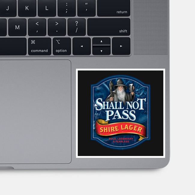 Shall Not Pass Lager-None-Glossy-Sticker-NMdesign
