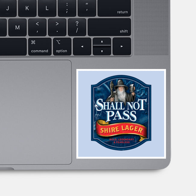 Shall Not Pass Lager-None-Glossy-Sticker-NMdesign