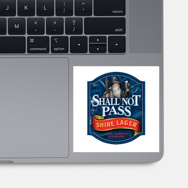 Shall Not Pass Lager-None-Glossy-Sticker-NMdesign