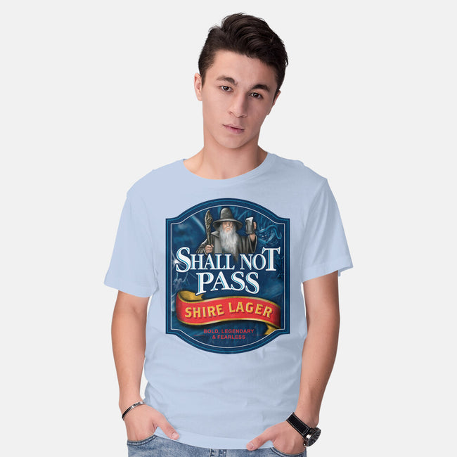Shall Not Pass Lager-Mens-Basic-Tee-NMdesign