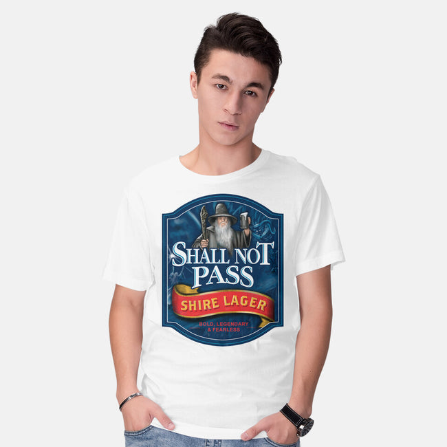 Shall Not Pass Lager-Mens-Basic-Tee-NMdesign