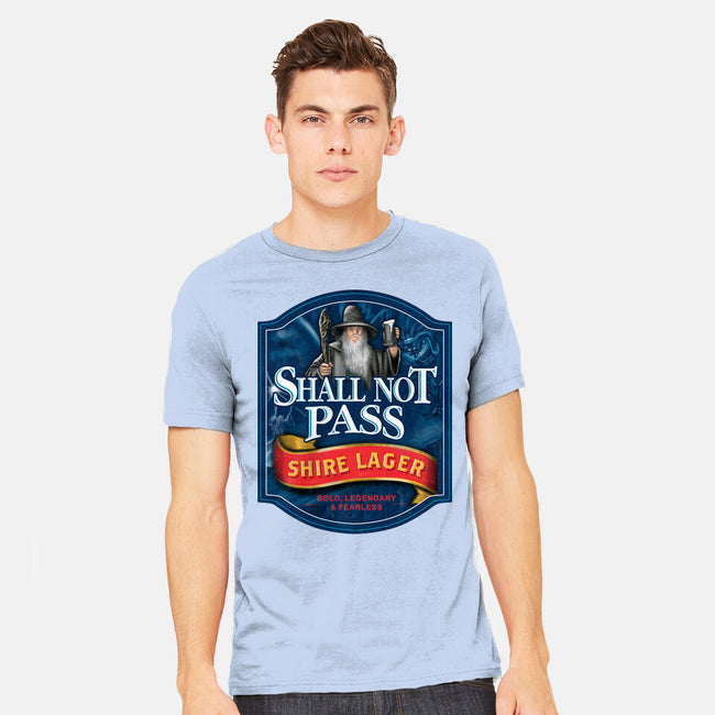 Shall Not Pass Lager-Mens-Heavyweight-Tee-NMdesign