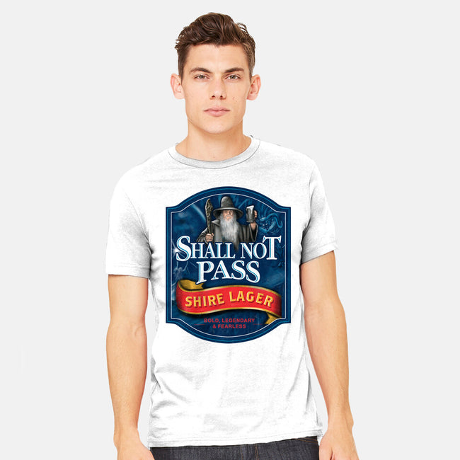 Shall Not Pass Lager-Mens-Heavyweight-Tee-NMdesign