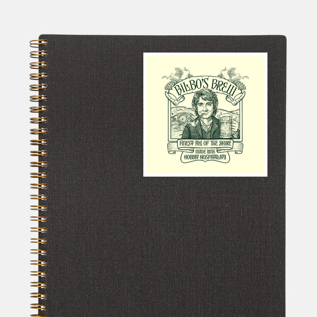 Bilbo's Brew-None-Glossy-Sticker-P1yu5h