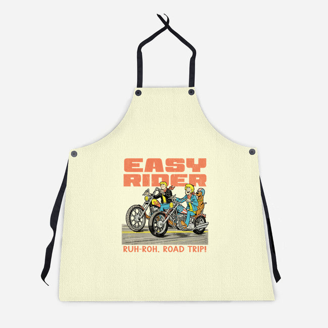 Mystery Motorcycle Club-Unisex-Kitchen-Apron-P1yu5h