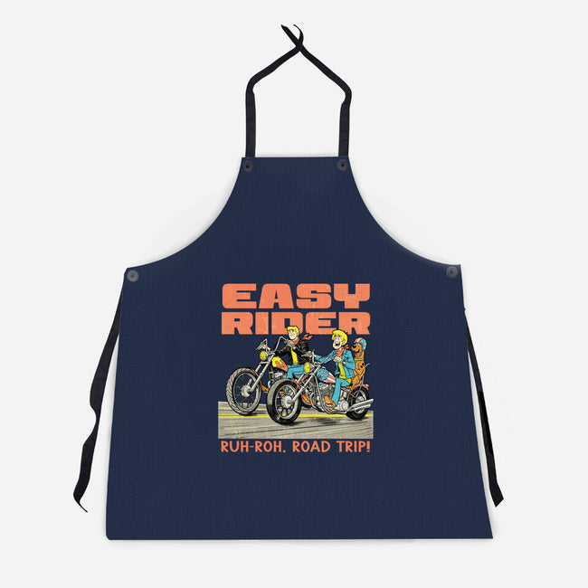 Mystery Motorcycle Club-Unisex-Kitchen-Apron-P1yu5h