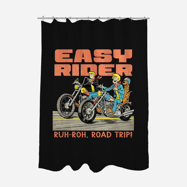 Mystery Motorcycle Club-None-Polyester-Shower Curtain-P1yu5h