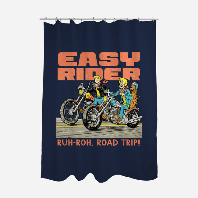 Mystery Motorcycle Club-None-Polyester-Shower Curtain-P1yu5h