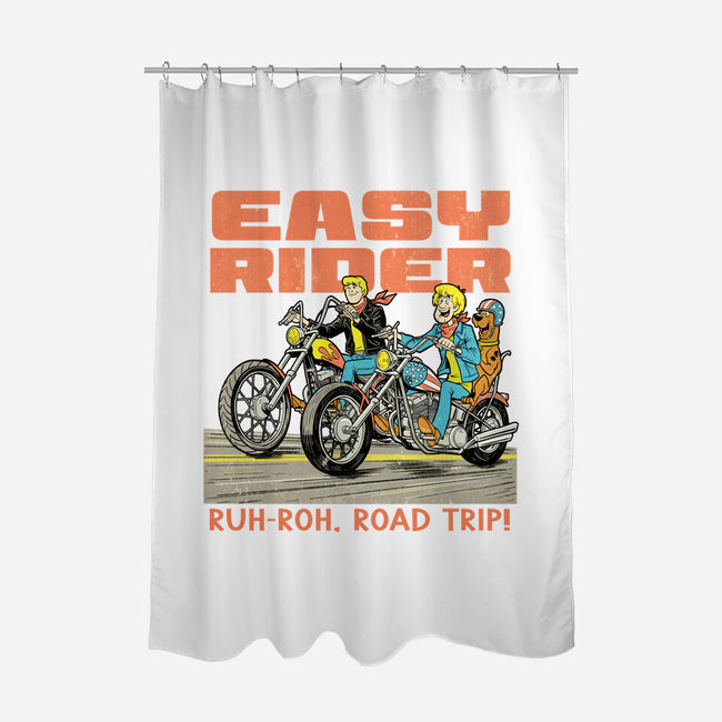 Mystery Motorcycle Club-None-Polyester-Shower Curtain-P1yu5h