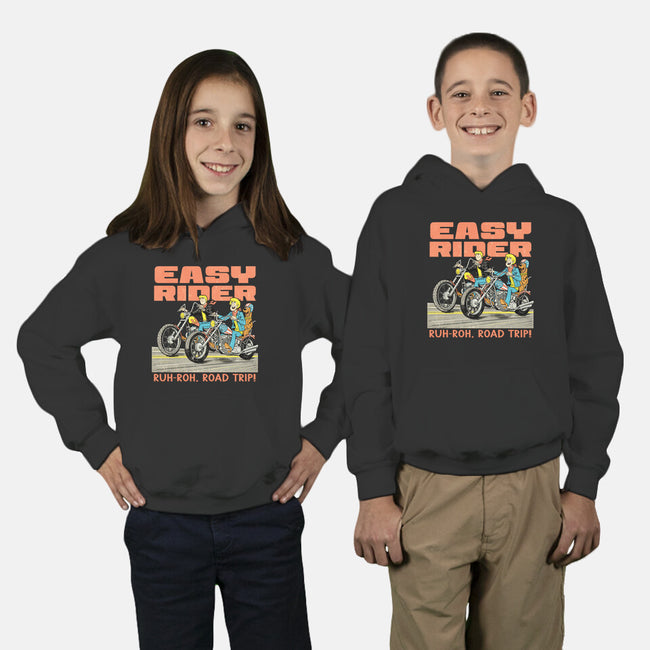 Mystery Motorcycle Club-Youth-Pullover-Sweatshirt-P1yu5h
