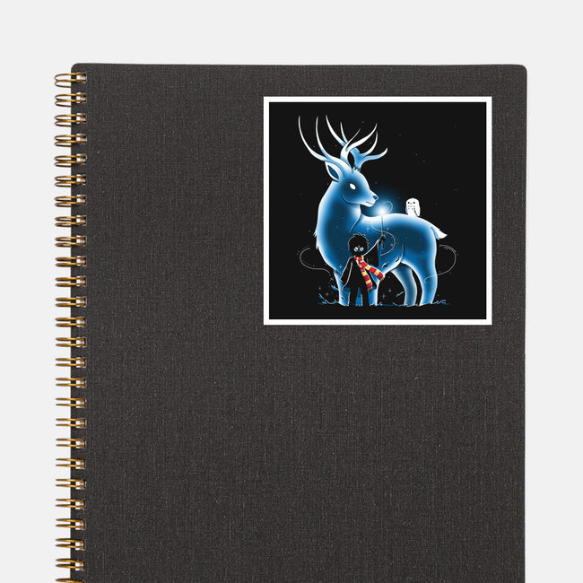 Magic Deer-None-Glossy-Sticker-Vallina84