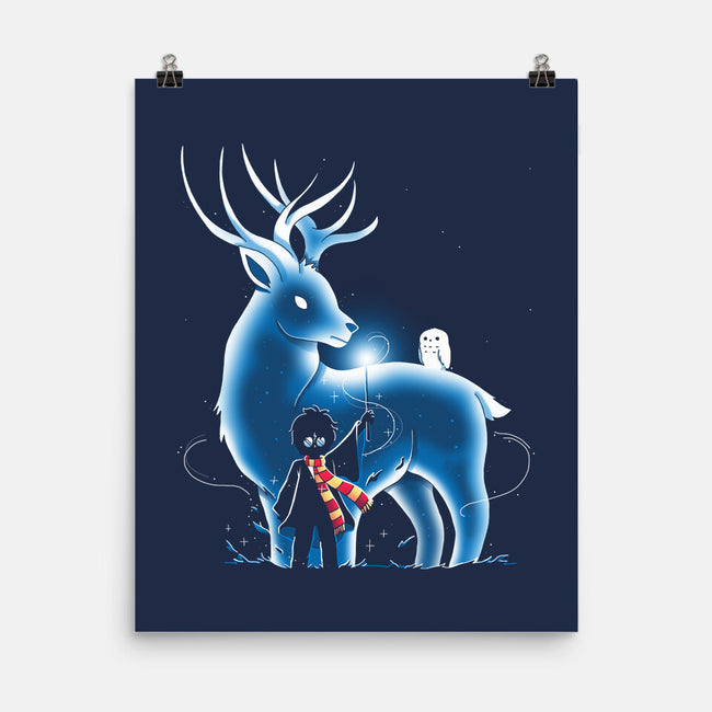 Magic Deer-None-Matte-Poster-Vallina84
