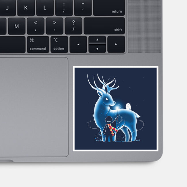 Magic Deer-None-Glossy-Sticker-Vallina84