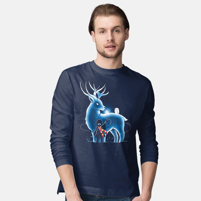 Magic Deer-Mens-Long Sleeved-Tee-Vallina84