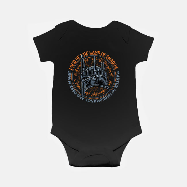 Lord Of The Land Of Shadow-Baby-Basic-Onesie-momma_gorilla