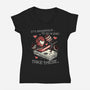 Take These-Womens-V-Neck-Tee-momma_gorilla