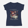 Take These-Womens-V-Neck-Tee-momma_gorilla