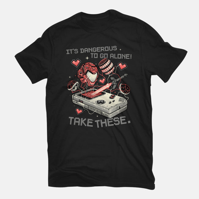 Take These-Womens-Fitted-Tee-momma_gorilla