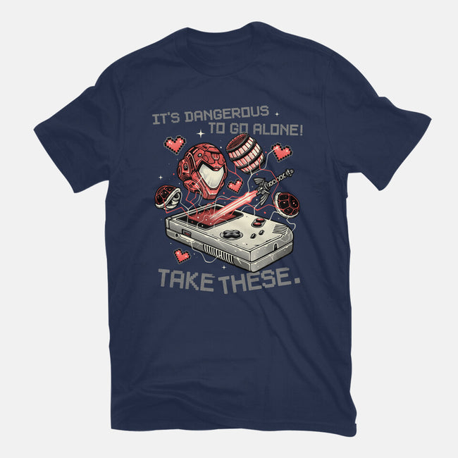 Take These-Womens-Fitted-Tee-momma_gorilla