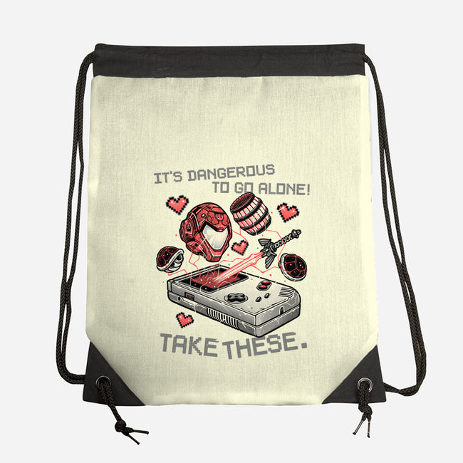 Take These-None-Drawstring-Bag-momma_gorilla