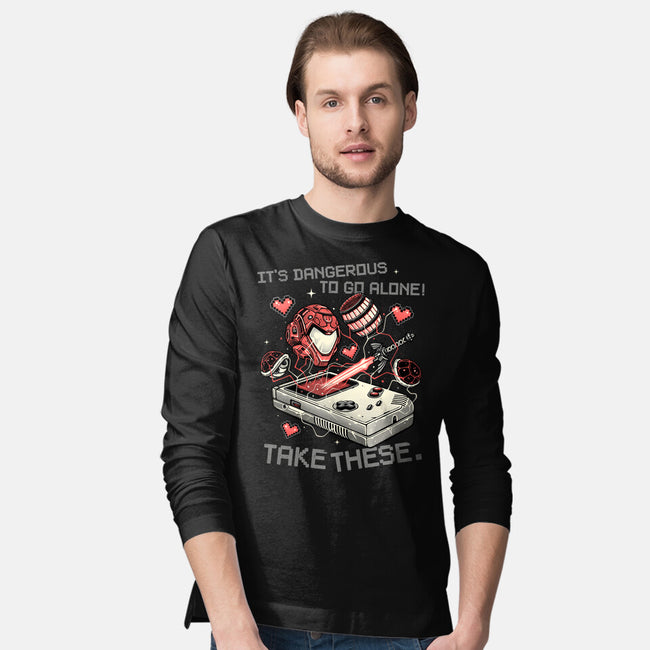 Take These-Mens-Long Sleeved-Tee-momma_gorilla