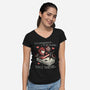 Take These-Womens-V-Neck-Tee-momma_gorilla