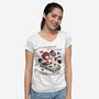 Take These-Womens-V-Neck-Tee-momma_gorilla