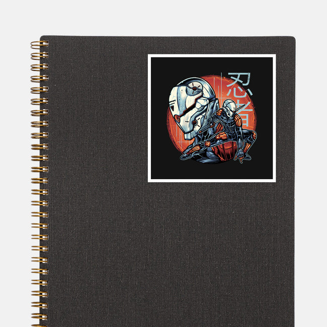Forsaken Ninja-None-Glossy-Sticker-momma_gorilla