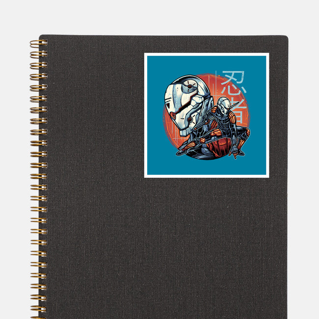 Forsaken Ninja-None-Glossy-Sticker-momma_gorilla