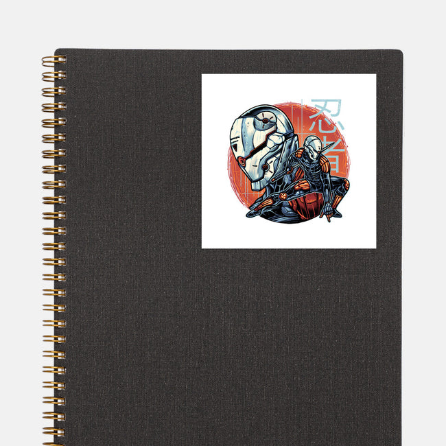 Forsaken Ninja-None-Glossy-Sticker-momma_gorilla
