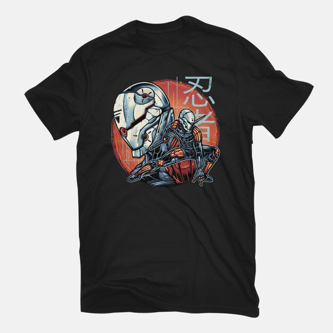 Forsaken Ninja-Womens-Fitted-Tee-momma_gorilla