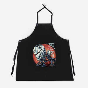 Forsaken Ninja-Unisex-Kitchen-Apron-momma_gorilla