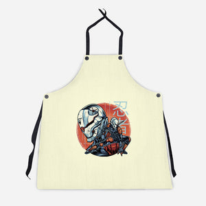Forsaken Ninja-Unisex-Kitchen-Apron-momma_gorilla