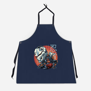 Forsaken Ninja-Unisex-Kitchen-Apron-momma_gorilla