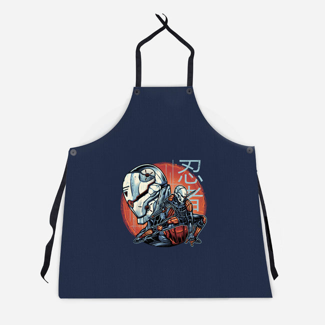 Forsaken Ninja-Unisex-Kitchen-Apron-momma_gorilla