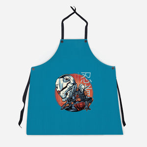 Forsaken Ninja-Unisex-Kitchen-Apron-momma_gorilla