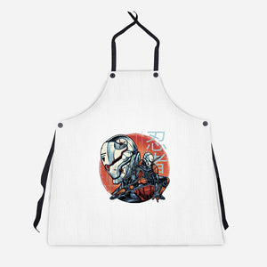Forsaken Ninja-Unisex-Kitchen-Apron-momma_gorilla